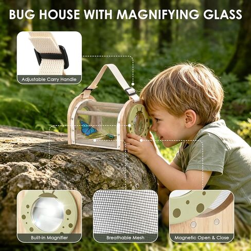 Dreamon Bug Catcher Kit for Kids Ages 4-8, 11Pcs Catch and Release Tool Set in Saudi Arabia
