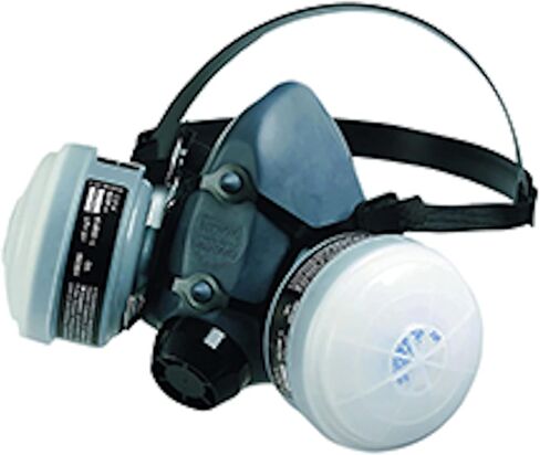 Honeywell Safety Products Paint Spray & Pesticide Reusable Half Mask OV/R95 Respirator Convenience Pack, Large (RWS-54028) in Kuwait