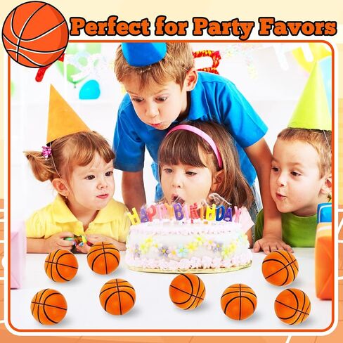 30 Pack 2.5 Inch Basketball Stress Ball,Mini Soft Foam Basketballs,Squeeze Sports Balls for Sport Theme Party Favor Kids Decoration Stress Relief in Saudi Arabia