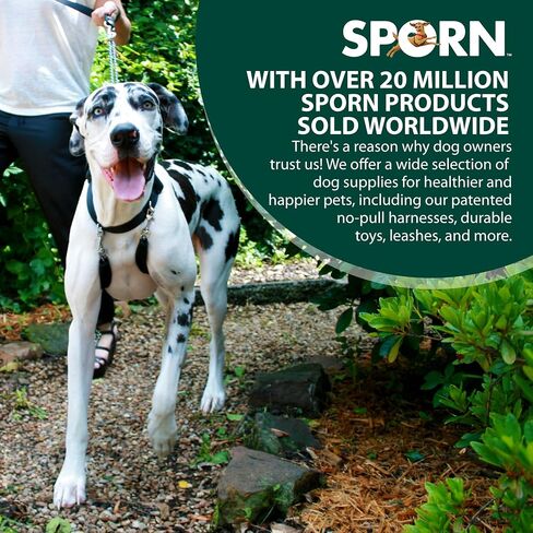 SPORN Dog Harness, Black, Large in Kuwait