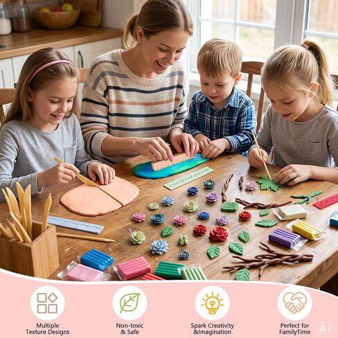 18 Pcs Clay Flower Petal Line Cutter, Polymer Clay Line Shaped Cutter, for 3D Flower Making, Jewelry, Charms, Fondant, DIY Craft Supplies, Suitable for Everyone to Create 3D Floral Decorations in Saudi Arabia