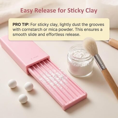 Clay Gel Ball Maker Tool, 2-5mm Bead Roller for 3D Nail Art & Polymer Clay in Kuwait