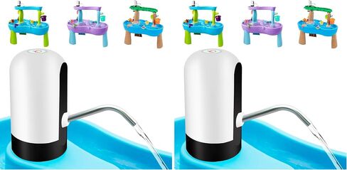 Infowush Water Table Pump, Battery Powered Water Pump for Water Table White in Kuwait