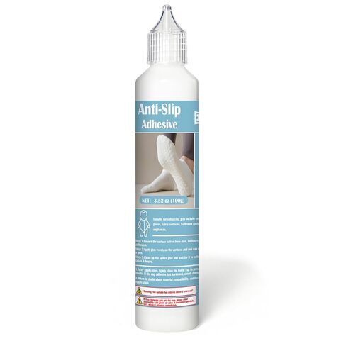 Sock Stop Glue 100g(White), Waterproof Washable Non-Slip Adhesive for Socks, Gloves, Floor Mats & Blankets in Kuwait