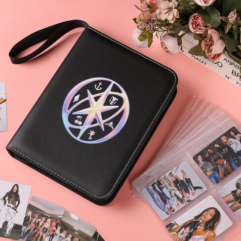 PhotoCards Binder 4 Pocket, with 50 Removable Sleeves-Can Hold 400 Cards in Kuwait