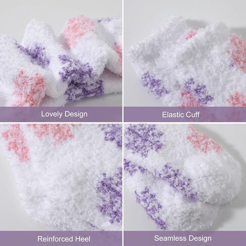 Pleneal Fuzzy Socks for Women - Fluffy Socks Women, Cozy Socks for Women Slipper Bed Socks in Saudi Arabia
