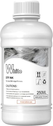 PLK DTF White Ink for Direct to Film Printing(White,250mL*1) in Saudi Arabia