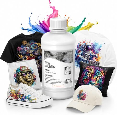 PLK DTF White Ink for Direct to Film Printing(White,250mL*1) in Saudi Arabia