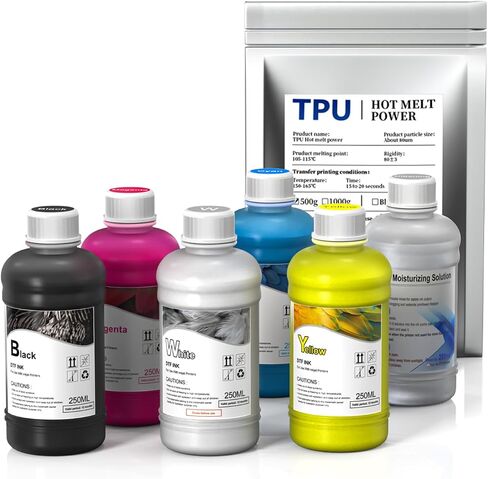 MZK DTF Ink Premium, Refill for DTF Printers in Saudi Arabia