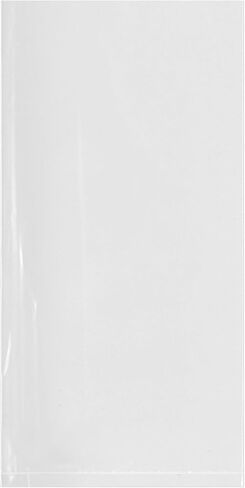 Plymor 4" x 8" (Pack of 100), 2 Mil Flat Open Clear Plastic Poly Bags in Kuwait