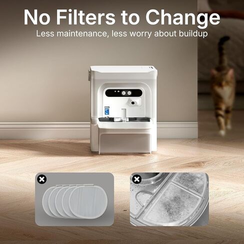 PETKIT Eversweet Ultra Cat Water Fountain with AI Camera, Filterless in Kuwait