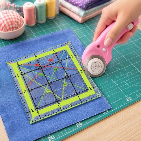 Aixoom Quilting Ruler Set, Square Quilting Templates 3.5/4.5/6.5/10.5" in Kuwait