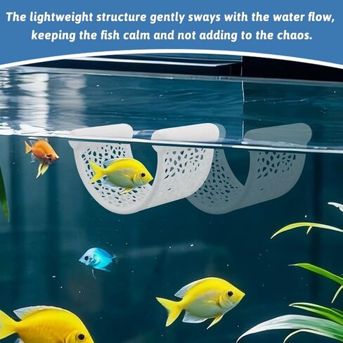Bettas Fish Hammock,Minimalist Floating Rest Platform for Shrimp,Nano Fish in Saudi Arabia