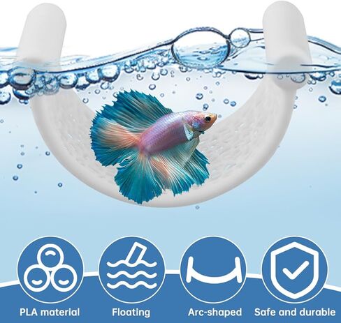 Bettas Fish Hammock,Minimalist Floating Rest Platform for Shrimp,Nano Fish in Saudi Arabia