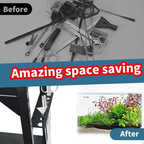 YEMOO Aquarium Stand 20-29 Gallon, 29 Gallon Fish Tank Stand with Aquarium Tools Organizer, 3 Tier Breeder Tank Stand with Storage Cabinet, Heavy Duty Metal Frame for 20 - 29 Gallon Long Aquarium (20-29 Gallon Fish Tank Stand) in Kuwait