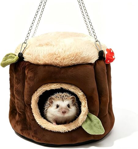 EAEDMY Guinea Pig Hamster Bedding, Rabbit Bunny Hay for Mouse Rat Hedgehog Ferret Chinchilla, Fluff Warm Bedding Bed Cage Accessories, Washable, hangable（L） in Kuwait