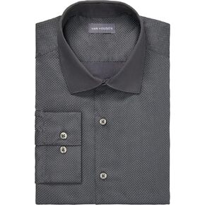 قميص Van Heusen الرجالي ذو المقاس النحيف ودرع البقع قابل للتمدد in Kuwait
