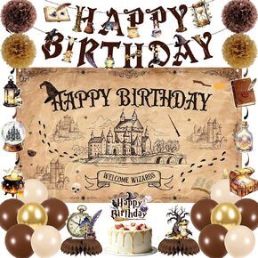 Vlipoeasn Halloween Wizard Birthday Party Decoration Set for Kids in Saudi Arabia