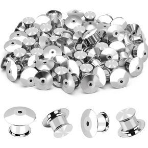 20PCS Locking Pin Back Locking Pin Keeper Clasp, Metal Pin Backing for Brooch Enamel Lapel Pin Lock in Kuwait