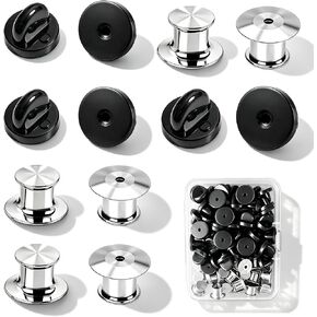 70PCS Locking Pin Backs, Metal & Rubber Locks Backings for Enamel Pins in Saudi Arabia