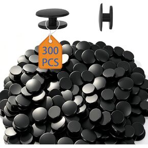 Shoe Charm Backs Buttons, Black, 300 PCS in Kuwait