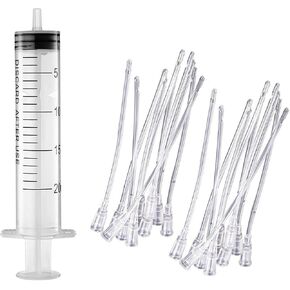 Baby Bird Feeding Syringe Set, Pet Parrot Milk Feeding Syringe with Tubes, Parrot Feeding Tubes Measuring Tools for Feeding Pets Scientific Industrial Labs… (10ml+10ml+20ml+60ml) in Kuwait