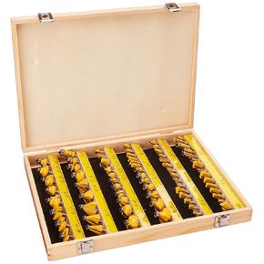 Yonico 70 Piece Router Bits 1/4 Shank- Tungsten Carbide Router Bit Set | Professional Wood Router Bits 17702q in Saudi Arabia