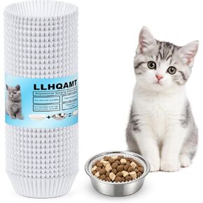 Pet Disposable Feeding Bowls Liner, Bulk Liner Paper (600-PACK) in Kuwait