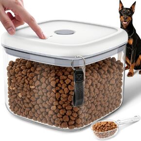REFLYING Pet Food Storage Container,Airtight Vacuum Sealed Dog Cat Food Bin in Kuwait