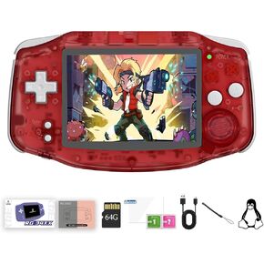 RG 34XX Retro Handheld Game Console Linux 3.4 inch IPS Screen 64G Card 5000+ Preloaded Games RG34XX Portable Retro Gaming Console 3500mAh Battery RG 34XX Compatible with WiFi HDMI Bluetooth Indigo in Kuwait