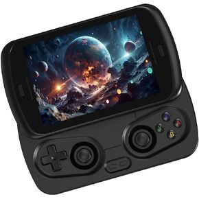 Anbernic RG Slide Retro Handheld Game Console , 4.7-inch LTPS in-Cell Screen Capacitive Joystick Android 13 System Support AI Assistant 5G WiFi Bluetooth 5.0 NO Game Card(Black) in Kuwait
