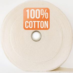 VONEEDL 100% Cotton Batting Strips for Jelly Roll Rugs - 2.25 Inch x 50 Yards, Pre-Cut Natural Cotton Batting Strips for Quilters, Rug Makers & Handmade Gifts in Saudi Arabia