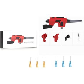 DSPIAE Wash-Free Airbrush for Model Kits and Miniature Painting, Quick Color Change, with Rack, Includes 50pcs 0.3mm and 50pcs 0.5mm Needles in Saudi Arabia