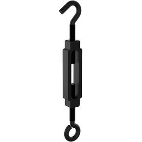 National Hardware N820-120 Turnbuckle Hook and Eye, 1/4" × 7-1/2", Black in Kuwait