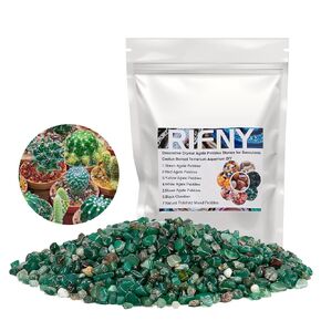 RIFNY Decorative Polished Rocks, Gravel Rocks Crushed Crystal, 1.5 LB in Kuwait