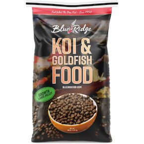 Blue Ridge Koi Fish Food 5lb - Koi Food Large 3/16" Growth Formula, Goldfish Food, Premium Fish Food for Ponds, Ponds Fish Food, Floating Pond Pellets in Kuwait