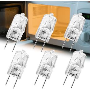 مصابيح إضاءة الميكروويف Wadoy WB36X10213 G8 120V 20W متوافقة مع أجزاء فرن الهالوجين G-E (عبوتان) WB25X10019 WB08X10050 WB36X10246 in Kuwait