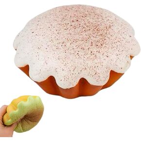 Realistic Faux Box Cake Stress Relief Tool for Adults Sticky Tactile Dough Fidget for Office Desk Focus Anxiety Management Slow Rising Sensory Squeeze for Adults (Pink) in Saudi Arabia