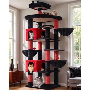 Globlazer 82in Extra Large Cat Tree Tower for Indoor Cats Large Adult, S82 in Saudi Arabia