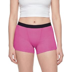 Sexy Basics Women's 6 Pack Modern Active Boy Short Boxer Brief Panties in Saudi Arabia