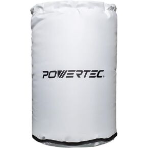 POWERTEC 70009V Clear Plastic Dust Collection Bag, 19-1/2 Inch Dia x 33-Inch, 5-Pack Dust Collector Bags for machine with 19"Filter Drum, 5 Pack in Saudi Arabia