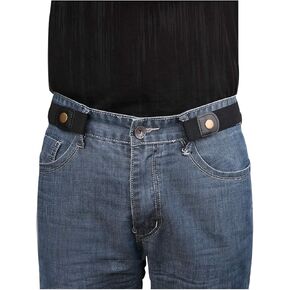 XZQTIVE No Buckle Invisible Elastic Stretch Belt for Men/Women Fits waist 24-50in Father Day Gift in Saudi Arabia