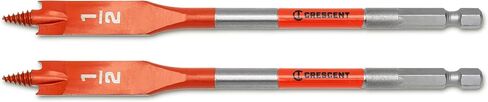 Crescent 2 Piece Screw Point Paddle Drill Bit | 6" x 1/2" | CDSP-629-2 in Kuwait