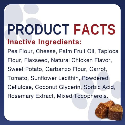Dog Allergy Chews 200 Treats, Dog Allergy and Itching Skin Relief Bites Immune Support Dogs Probiotics for Yeast, Itchy Skin and Itchy Ears Anti Itch Licking Paws Treatment for Dogs Chicken Flavor in Kuwait