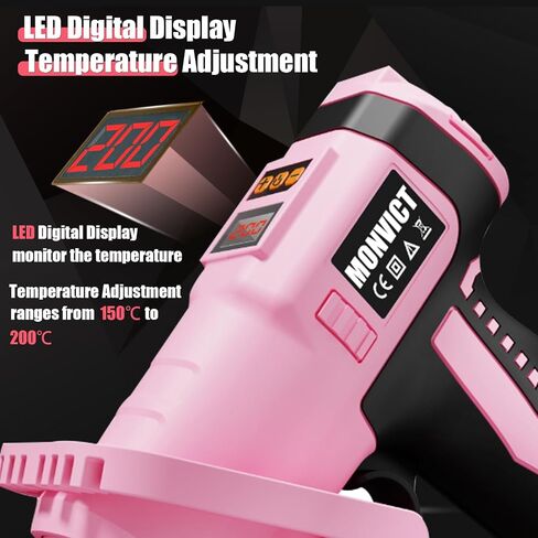 MONVICT Cordless Hot Glue Gun with Holder Base in Kuwait