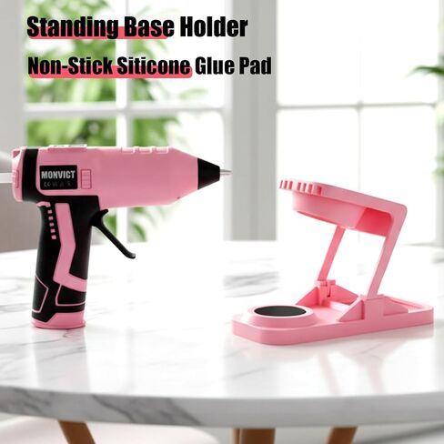 MONVICT Cordless Hot Glue Gun with Holder Base in Kuwait