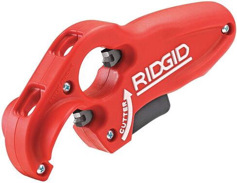 RIDGID 41608 PTEC 3000 Versatile Thin Wall PE, PP, PVC Plastic Tubing Cutter for 1-1/4" and 1-1/2" Tailpieces, Cuts, Cleans, Deburrs, and Bevels in Kuwait