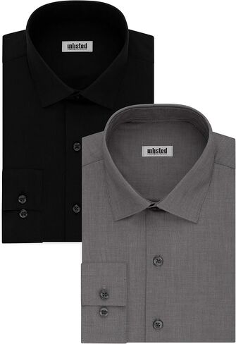 Kenneth Cole Men's Dress Shirt Regular Fit Solid in Saudi Arabia