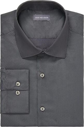 قميص Van Heusen الرجالي ذو المقاس النحيف ودرع البقع قابل للتمدد in Kuwait