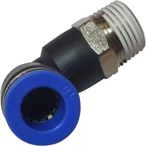 Avanty Pneumatic Push to Connect Tube Fitting 90 Degree Male Elbow 4mm OD x 1/8" NPT Male (Pack of 10) in Kuwait